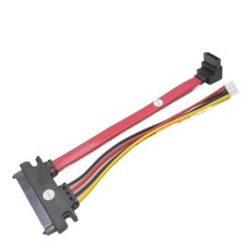7+15 22pin to 90 Degree SATA Hard Disk Drive PH2.0 Small 4pin Power Data Cable Disk Cable price