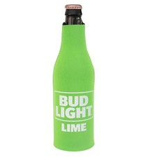 BUD LIGHT LIME BEER BOTTLE SUIT COOLERS KOOZIE COOLIE HUGGIE LICENSED NEW Bottle Coolers price