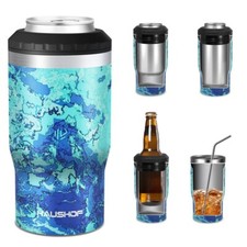 HAUSHOF 12oz Can Cooler BPA Free 4 in 1 Insulated Double Wall Slim Can Cooler US Bottle Coolers price