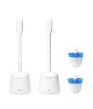 OXO SoftWorks Toilet Brush Set, 2-pack Auto-Open Canisters Brush price