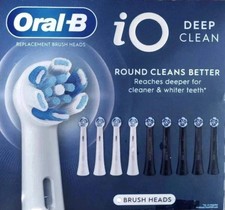 OEM Oral-B iO Replacement Brush Heads Deep Clean Black White Multi Pack NEW Brush price