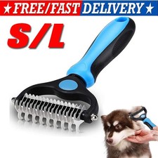 Professional Pet Grooming Tool 2 Sided Undercoat Dog Cat Shedding Comb Brush Pet Brush price