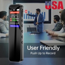 0-128G Digital Voice Recorder Dictaphone MP3 Player Voice Activated Recording US Voice Recorders price