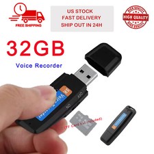 Voice Recorder 32G Digital Audio Device Activated U-Disk Sound Tape Dictaphone Voice Recorders price