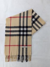 Burberry Classic Nova Check 100% Cashmere Beige Scarf Made In Scotland Women's Scarf price
