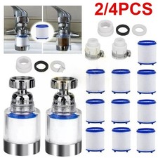 2/4Set Faucet Water Filter Tap Filtration Kitchen Sink Mount Purifier 360°Rotate Water Purifier price