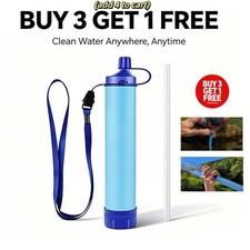 Portable Camping Hiking Emergency Life Survival Purifier Water Filter Straw Tool Water Purifier price