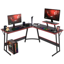 L Shaped Desk Corner Gaming Desk Computer Desk with Large Desktop Work Place Office Desk price
