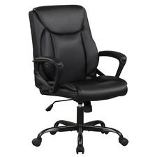 Home Office Chair Ergonomic Desk Chair PU Leather Task Chair Rolling Swivel Office Desk price