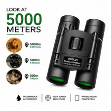 900x25 HD Military Zoom Powerful Binoculars Day/Low Night Optics Hunting & Case Binoculars price