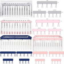 Crib Rail Cover Baby Bed Soft Edge Protector Wrapped Rail Anti-Collision Cover Baby Bed Rail price