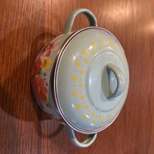 1-Quart Mini Dutch Oven & Lid Pioneed Woman Enamel 3112 JOC Green Floral 4/182 Mini / Midi Ovens price