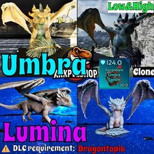 Umbra clone / Dragontopia Dragon clone High Lvl ASA PVE 🦖ARK Survival Ascended PlayStation 5 PS5 Games price
