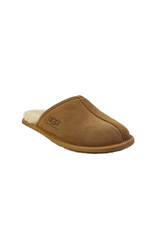 Ugg Girls Suede Shearling Lined Slip On Slipper Shoes Brown Size 2 Girls' Slippers price
