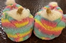 Girls Toddler Wonder Nation Brand Multicolor Unicorn Slippers Size 9/10 Girls' Slippers price