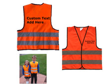 Custom Printed Text Logo Kids Reflective Safety Vest School Child Training Vest Baby Undershirt price