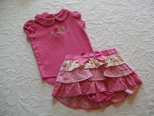 Gymboree Mini Blooms 2012 Snail ruffle skort skirt bodysuit 3-6 Baby Skirt price