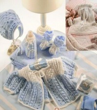 Heart's Delight Baby Layettes: christening gown, sweater set, booties, PATTERNS Baby Sweater price
