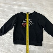 Nike Toddler Crew Neck Sweater, Size 24 Mo, Black Baby Sweater price