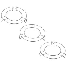 3 Pcs 5" Round Steaming Rack Stainless Steel Trivet Steamer Basket Silver Steam Cookers price