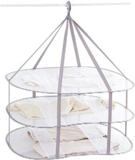 3-Tier Mesh Clothes Drying Rack Hanging Dryer T-shirt Sweater Laundry Drying Net Clothes Drying Rack price