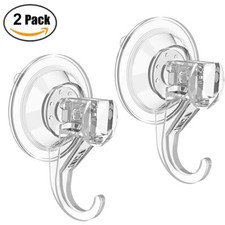 2PCS Heavy Duty Suction Cup Hook Cup Wall Wreath Hanger Window Shower Kitchen Bathroom Hooks price