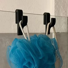 2pcs Portable Bathroom Hooks for Glass Doors, Towel & Robe Holders Bathroom Hooks price