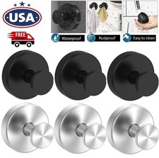 GMOX 6-Pack Suction Cup Hooks Stainless Steel Heavy Duty Shower Towel Hooks No D Bathroom Hooks price