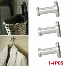 1/2/4PCS Stainless Steel Wall Hooks Wall Mount Coat Towel Hanger Bathroom Bathroom Hooks price