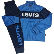 Levi's Toddler Boy 3T Blue Tracksuit 2pc Outfit Jacket Pants Baby Tracksuit price