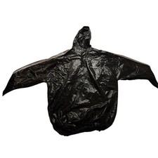 CAMEL CROWN Black Hooded Rain Poncho Waterproof Lightweight Outdoor Jacket L Raincoat & Poncho (Outdoor) price