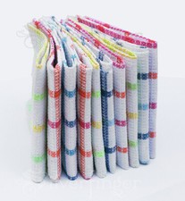 3 DISH TOWELS 100% COTTON Cloth Multipurpose Household Cleaning Tea Towels 12x12 Kitchen Towel price
