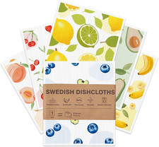 Swedish Dishcloths for Kitchen, 6 Pack, Reusable Paper Towels Washable,Super Abs Kitchen Towel price