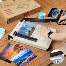 A4-12“Heavy Duty Guillotine Paper Cutter, Paper Trimmer for Office,Home & School Paper Cutter (Guillotine) price