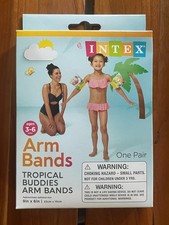 Intex Kids Inflatable Swimming Deluxe Arm Bands Ages 3 to 6 Kids' Arm Bands price