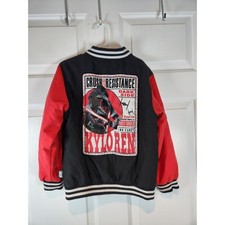 Boy's Sz 5 6 Star Wars Disney Store Winter Coat Pockets Red Black The Dark Side Boys' Coat price