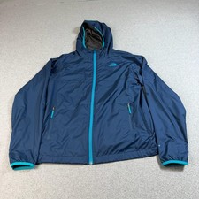 North Face Jacket Boys XL 18-20 Blue Windwall Hooded Softshell Windbreaker Hike Boys' Coat price