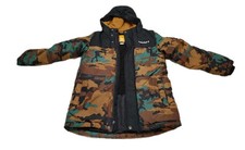 Timberland Boys Kids Puffer Coat Full Zip Hooded Jacket (Camouflage, S- 8) (0010 Boys' Coat price