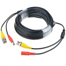 75ft CCTV Surveillance Security Camera DVR Video Power BNC Cable Wire Cord Black Security Camera Cable price