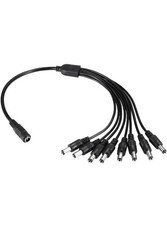 New DC 1 Female to 8 Male Power Splitter Cable for CCTV Surveillance System Security Camera Cable price