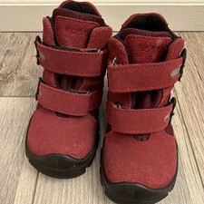 ECCO Kids Red Hiking Outdoor Shoes Euro Size 23 US Size 6.5 Waterproof Unisex Kids Outdoor Shoes price