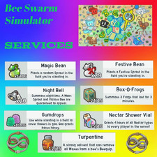 Bee Swarm Simulator - Services Shop | Sprouts | Boost Help | Turpentine | Turpentine price