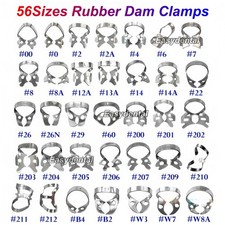 Dental Rubber Dam Clamps Stainless Steel Endodontic Instruments Surgical Clamp Clamp price