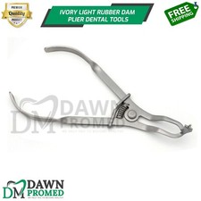 Dental Ivory Light Rubber Dam Clamp Forceps Plier Restorative Endodontic German Clamp price