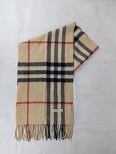 Burberry Classic Nova Check 100% Cashmere Beige Scarf Made In Scotland Scarf price