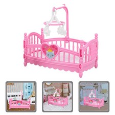 Doll House Furniture Diy Miniature Kit Baby Playpen Bed for Dollhouse Playpen Bed price