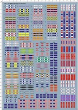 Detail Up 1/350 WWII All National FLAGS Military PENNANTS Navy Model Kit Decal Flags & Pennants price