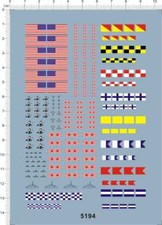 Decals  WWII Navy Flags and Pennants  5194 Flags & Pennants price