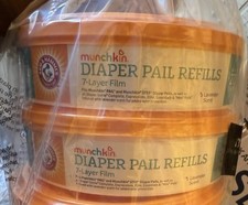 NEW Munchkin Diaper Pail Refills Lavender Scent 2 Pack Holds Up to 544 Diapers Diaper Pail price