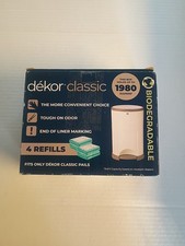 Dekor Classic Diaper Pail Liners- 4 Refills Biodegradable Diaper Pail price